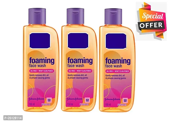 New Special Offer Foaming Facewash For Oily Skin 150 ml Pack of 3-thumb0