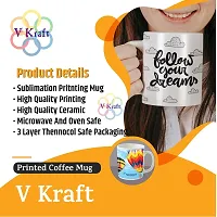 V Kraft King BHAIYA Queen BHABHI Printed Black Color Coffee Mug with Designer Rakhi for bhaiya bhabhi with roli chawal and Rakhi Special Wishes Card |330 ml (Black 02)-thumb4