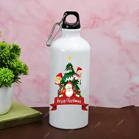 V Kraft CHRISTMAS SPECIAL MERRY CHRISTMAS PRINTED SIPPER BOTTLE WITH CUTE LOVABE HUGABLE SNOWMAN SOFT TOY for your loved once on this special occassion of christmas | 600 ml (merry christmas 10)-thumb1