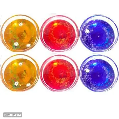 V Kraft Diwali Special Trendy Gel Diya Set of 4 Unique Diya Set for Diwali and Any Other Occasion-thumb0