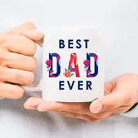 V Kraft Best mom dad Ever Unique mom dad Quote Printed Stylish Coffee Mug for mom dad on The Occassion of Birthday Anniversay,Father's Day, Mother's Day and Any Other Special Occassion |330ml |176-thumb1