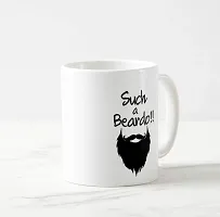 V Kraft Such a Beardo White Ceramic Mug with Handle Gift for Anyone On Any Occasion | Coffee Mug  Tea Cup | Pack of 1, 330ml-thumb2