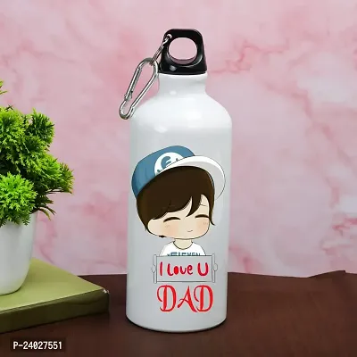 V Kraft I LOVE MY DAD Unique dad Quote Printed sipper bottle for dad on The Occassion of Birthday Anniversay,father's Day and Any Other Special Occassion |sipper bottle| 600ml (D)-thumb0