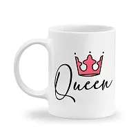 GIFTkarde King Queen Cool Couple Coffee Mugs for Husband  Wife Brand Set of 2 Ceramic 11oz 325ml Cup-thumb2