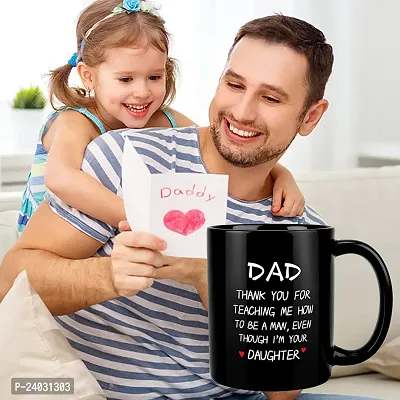 V Kraft Best dad Ever Unique dad Quote Printed Stylish Coffee Mug for dad on The Occassion of Birthday Anniversay,Father's Day and Any Other Special Occassion | Coffee Mug  Tea Cup | 330ml |401-thumb3