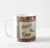 V Kraft i loaf You so Much Happy New Year Cute Couple White Ceramic Mug with Handle Gift for Anyone On Any Occasion | Coffee Mug  Tea Cup | Pack of 1, 330ml-thumb4