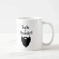 V Kraft Such a Beardo White Ceramic Mug with Handle Gift for Anyone On Any Occasion | Coffee Mug  Tea Cup | Pack of 1, 330ml-thumb1