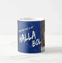 V Kraft sanju Samson Halla BOL White Ceramic Mug with Handle Gift for Anyone On Any Occasion | Coffee Mug  Tea Cup | Pack of 1, 330ml-thumb2