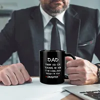 V Kraft Best dad Ever Unique dad Quote Printed Stylish Coffee Mug for dad on The Occassion of Birthday Anniversay,Father's Day and Any Other Special Occassion | Coffee Mug  Tea Cup | 330ml |401-thumb1