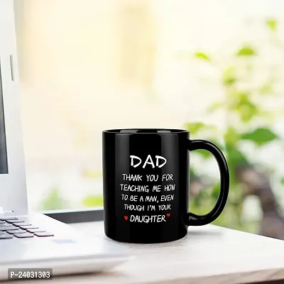 V Kraft Best dad Ever Unique dad Quote Printed Stylish Coffee Mug for dad on The Occassion of Birthday Anniversay,Father's Day and Any Other Special Occassion | Coffee Mug  Tea Cup | 330ml |401-thumb5