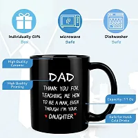 V Kraft Best dad Ever Unique dad Quote Printed Stylish Coffee Mug for dad on The Occassion of Birthday Anniversay,Father's Day and Any Other Special Occassion | Coffee Mug  Tea Cup | 330ml |401-thumb3