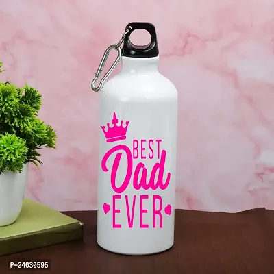 V Kraft Best dad Ever Unique dad Quote Printed sipper bottle for dad on The Occassion of Birthday Anniversay,father's Day and Any Other Special Occassion |sipper bottle| 600ml (water bottle 07)