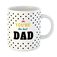 V Kraft Best mom dad Ever Unique mom dad Quote Printed Stylish Coffee Mug for mom dad on The Occassion of Birthday Anniversay,Father's Day, Mother's Day and Any Other Special Occassion |330ml |156-thumb1