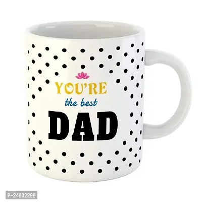 V Kraft Best mom dad Ever Unique mom dad Quote Printed Stylish Coffee Mug for mom dad on The Occassion of Birthday Anniversay,Father's Day, Mother's Day and Any Other Special Occassion |330ml |156-thumb2