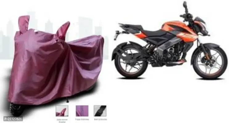 SAFELY CARE  Waterproof Two Wheeler Cover for BAJAJ PULSAR NS 125 cc (MAROON )