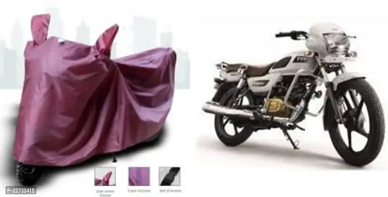 SAFELY  CARE Waterproof Two Wheeler Cover for TVS REDON (MAROON )