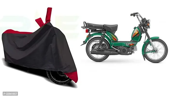 SHARPFLY  Waterproof Two Wheeler Cover for XL 100  BIKE  (RED BLACK  )
