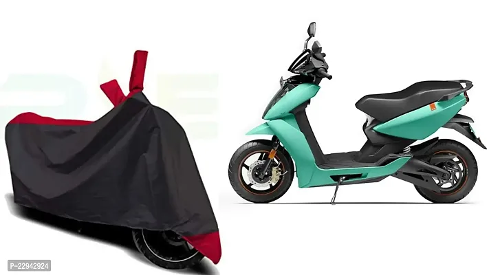 SHARPFLY  Waterproof Two Wheeler Cover for Electric Scooty   (RED BLACK  )