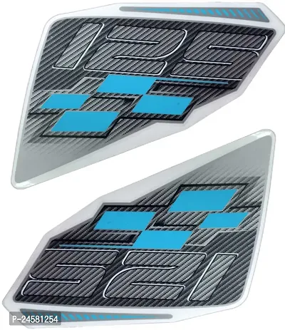 Auto sence  New  Decle and stickers fancy moltipurpus Car /Bike stickers  for Ntorq  scooty (blue 125)-thumb0