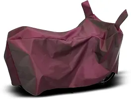 SHARPFLYINDIA Waterproof Two Wheeler Cover for CT 100(MAROON ) 060-thumb1