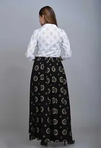 Women's Rayon Skirt With Top Set-thumb1