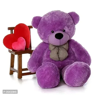 Cute Teddy Bear Soft Toys Birthday Gift Items 3 Feet Purple-thumb0