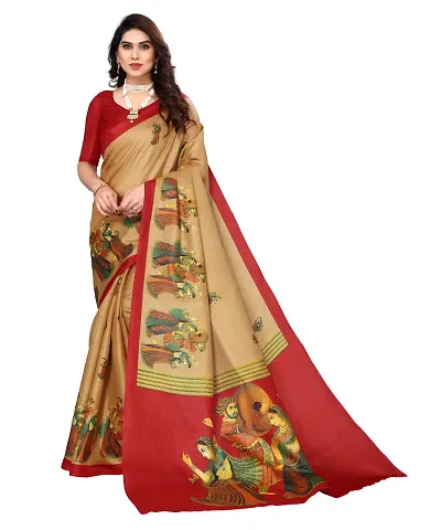 Stylish Chiffon Saree With Blouse Piece For Women