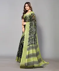 Women Stylish Art Silk Self Pattern Saree with Blouse piece-thumb2