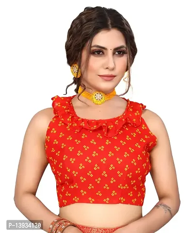 Elite Red Georgette Self Pattern Women Sarees with Blouse Piece-thumb5