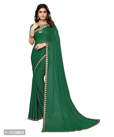 Stylish Fancy Designer Lycra Saree With Blouse Piece For Women