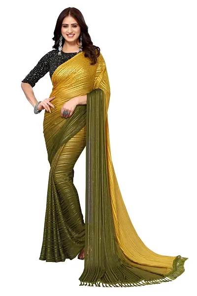 Trending Georgette Saree with Blouse piece 