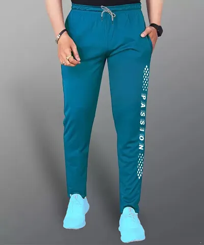 Hot Selling Synthetic Regular Track Pants For Men 