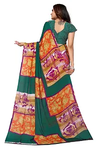 Stylish Georgette Saree With Blouse Piece For Women-thumb2