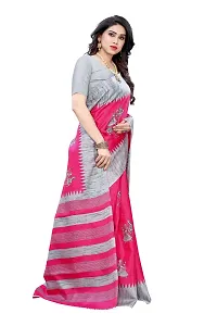 Stylish Art Silk Saree With Blouse Piece For Women-thumb2