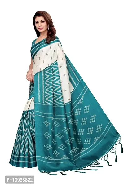 Elite Rama Art Silk Self Pattern Women Sarees with Blouse Piece-thumb2