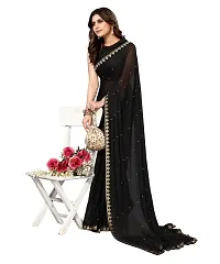 Stylish Fancy Designer Lycra Saree With Blouse Piece For Women-thumb3