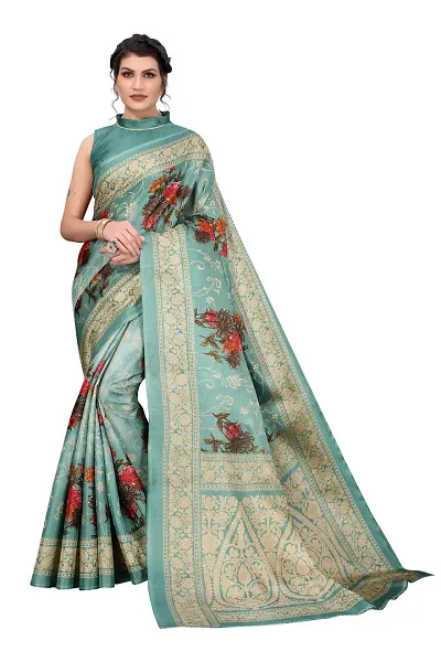 Alluring Khadi Silk Sarees With Blouse Piece