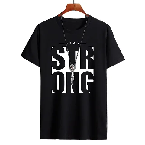 Comfortable Cotton Short-sleeve Round Neck Tees For Men