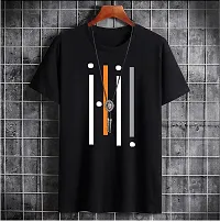 Stylish Fancy Cotton Printed Round Neck T-Shirts For Men-thumb1