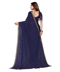 Stylish Fancy Designer Lycra Saree With Blouse Piece For Women-thumb3