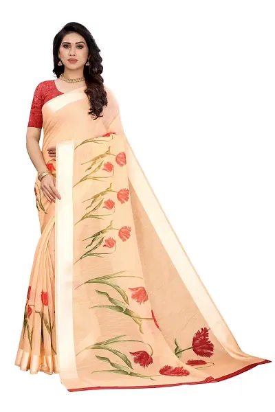 New In Linen Sarees 