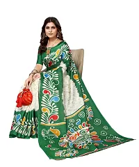 Stylish Fancy Designer Khadi Saree With Blouse Piece For Women-thumb1