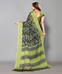 Women Stylish Art Silk Self Pattern Saree with Blouse piece-thumb3