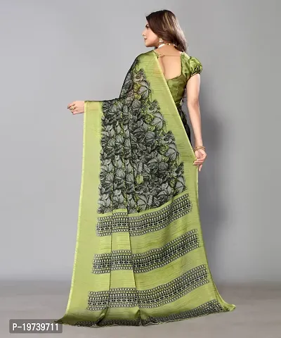 Women Stylish Art Silk Self Pattern Saree with Blouse piece-thumb4