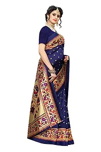 Stylish Art Silk Saree With Blouse Piece For Women-thumb1