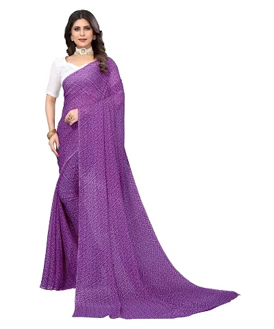 Hot Selling Georgette Saree with Blouse piece 