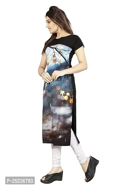 Stylish Women Crepe Kurta-thumb2