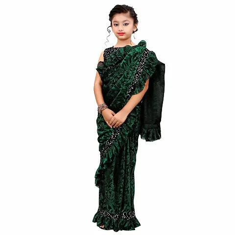 Glamorous 100% lycra blend sarees 