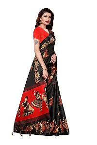 Stylish Art Silk Saree With Blouse Piece For Women-thumb1