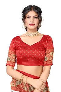 Stylish Art Silk Saree With Blouse Piece For Women-thumb4